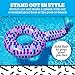 BigMouth Inc Giant Blow Up PooI FIoat, Cute Mystical Floatie for Girls, Vinyl Summer Ring Tube for Swimming Party - Mermaid Tail
