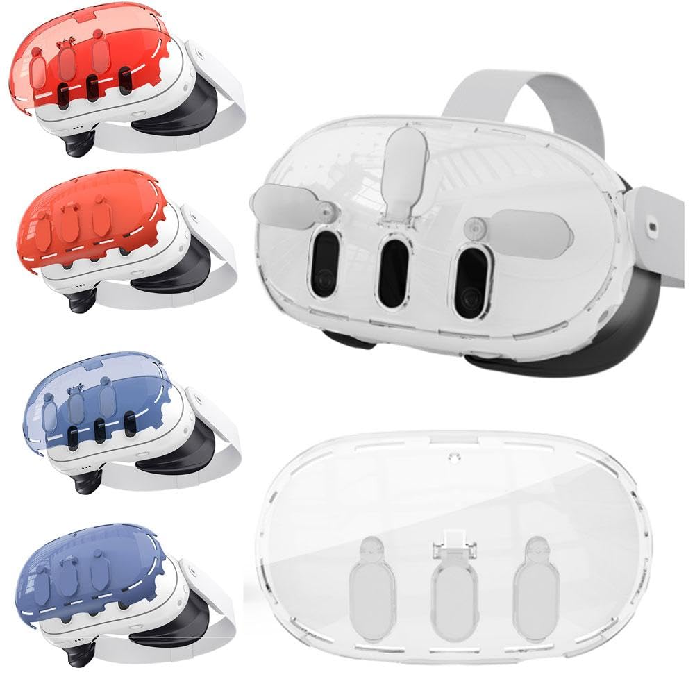 Custodia Trasparente Protettiva Per Meta Quest 3 | Antiurto Antigraffio Con Design Ventilato - Foto 6