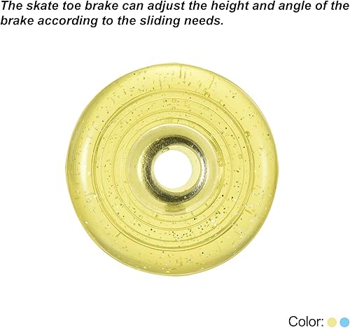Miniatura 4 de PATIKIL Topes de dedo del pie para patines con destornillador, tapones de freno de goma, bloque para accesorios de repuesto