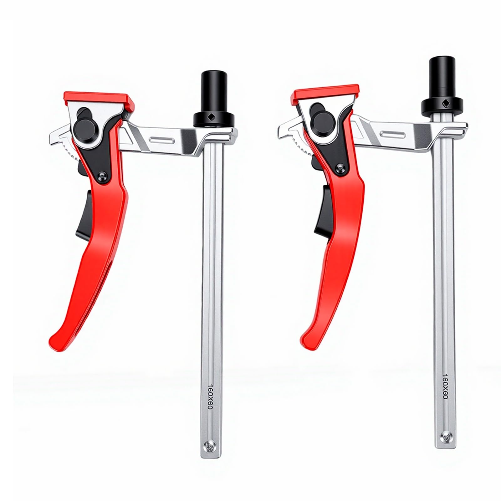 Garosa 5/8 Inch Bench Dog Clamp 2PCS Workbench Hold Down Clamp for Woodworking with Ratchet Design CRV Steel for Carving Milling Sanding