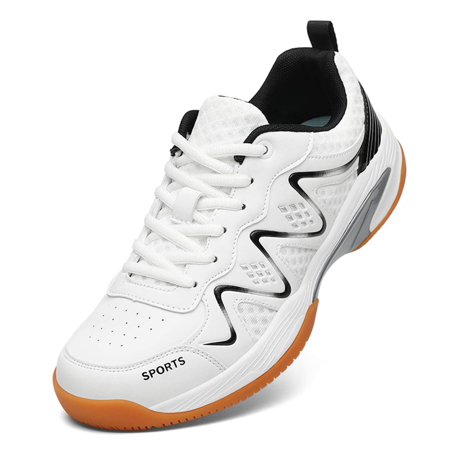 Buty do badmintona do biegania i tenisa dla mężczyzn codzienne antypoślizgowe do gry w squasha i pickleballa