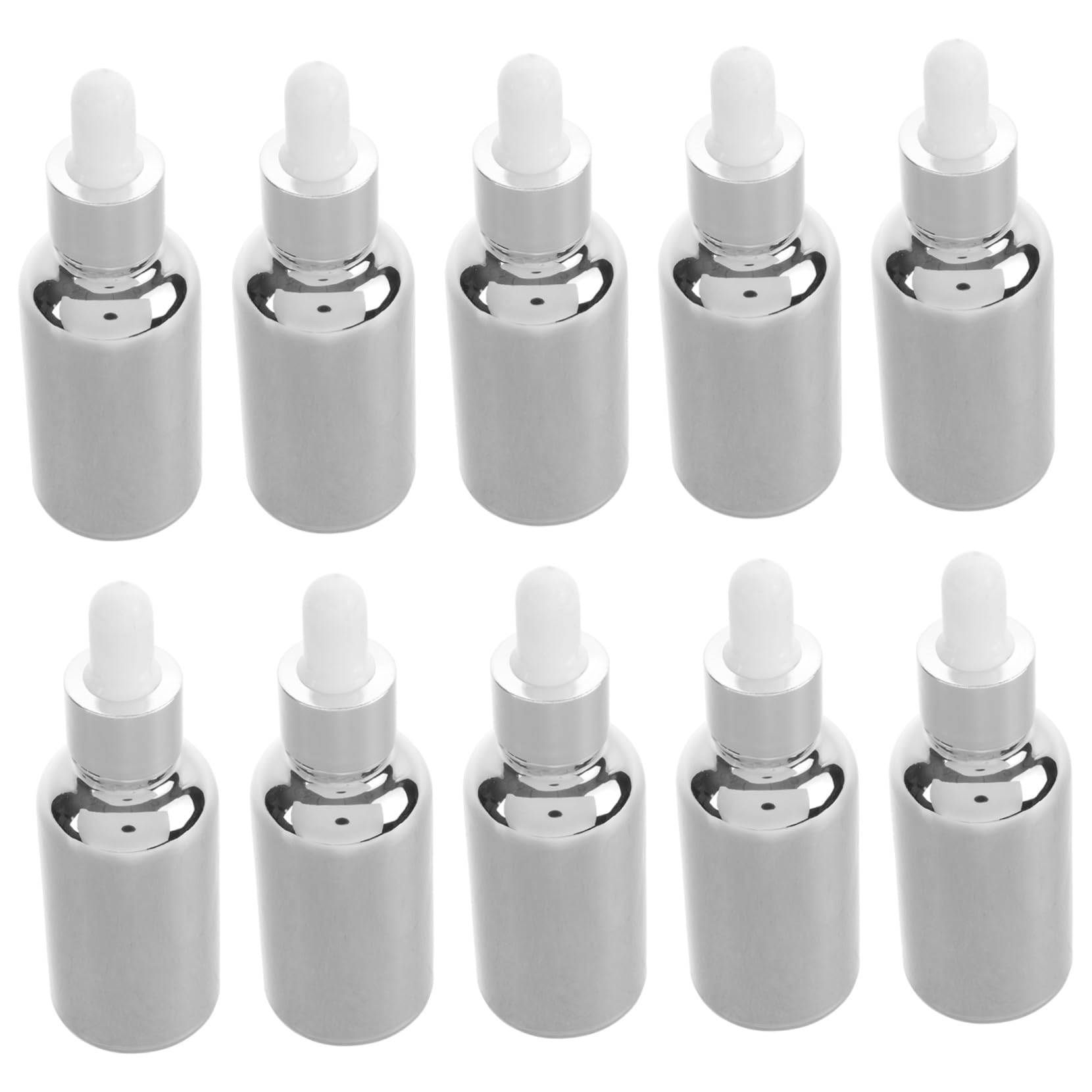 10pièces Flacons Compte-gouttes Vides Bouchon Compte-gouttes Pour Huiles Essentielles Et Sérums Lot De Bouteilles Pratiques