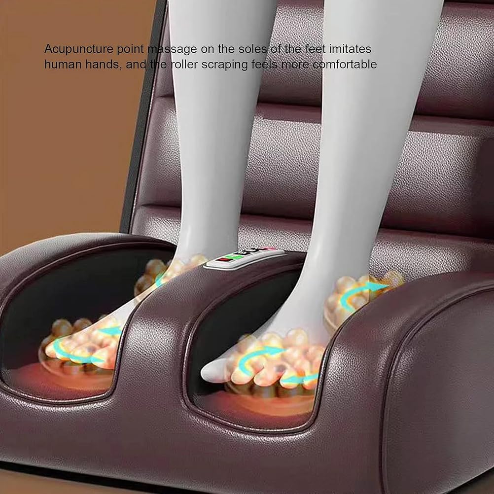 Estera de Masaje de Cuerpo Completo, Colchón de Masaje Térmico con 10 Motores de vibración y 20 Cabezales De Masaje Shiatsu para Cuello, Espalda, Cintura, Piern