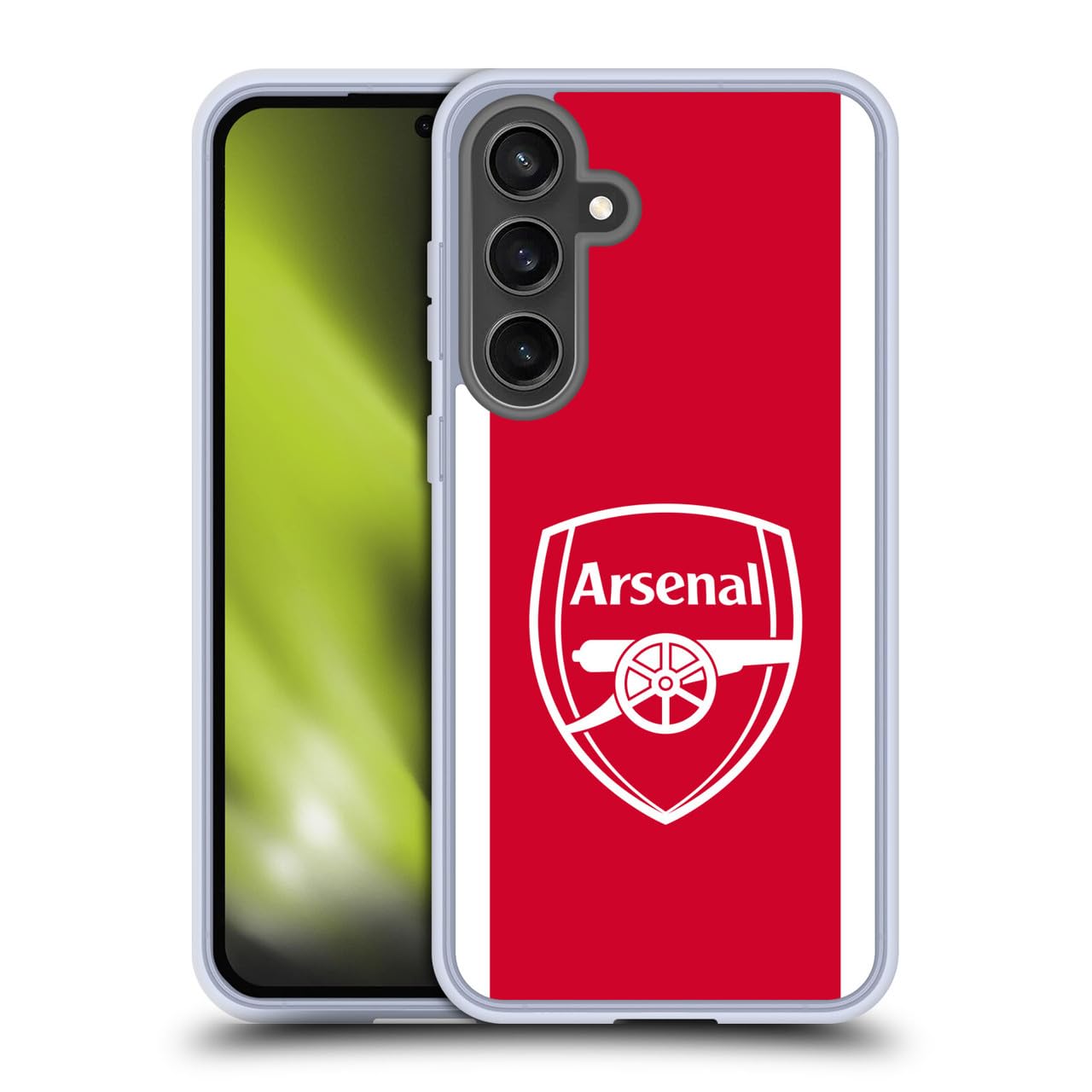 Head Case Designs Officially Licensed Arsenal FC Home 2025/26 Kit Gel Case [Military Grade Protection] Compatible With Samsung Galaxy S24 FE — image 1