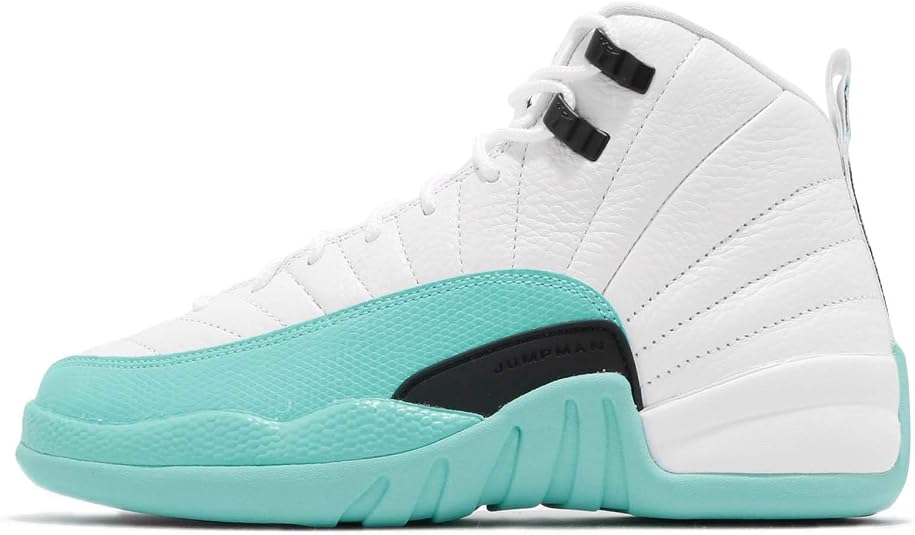 Nike 510815-100 Air Jordan 12 Retro GG (GS) Light Aqua, White, Light Aqua-black,  Youth Size 7.5 : Amazon.com.mx: Ropa, Zapatos y Accesorios
