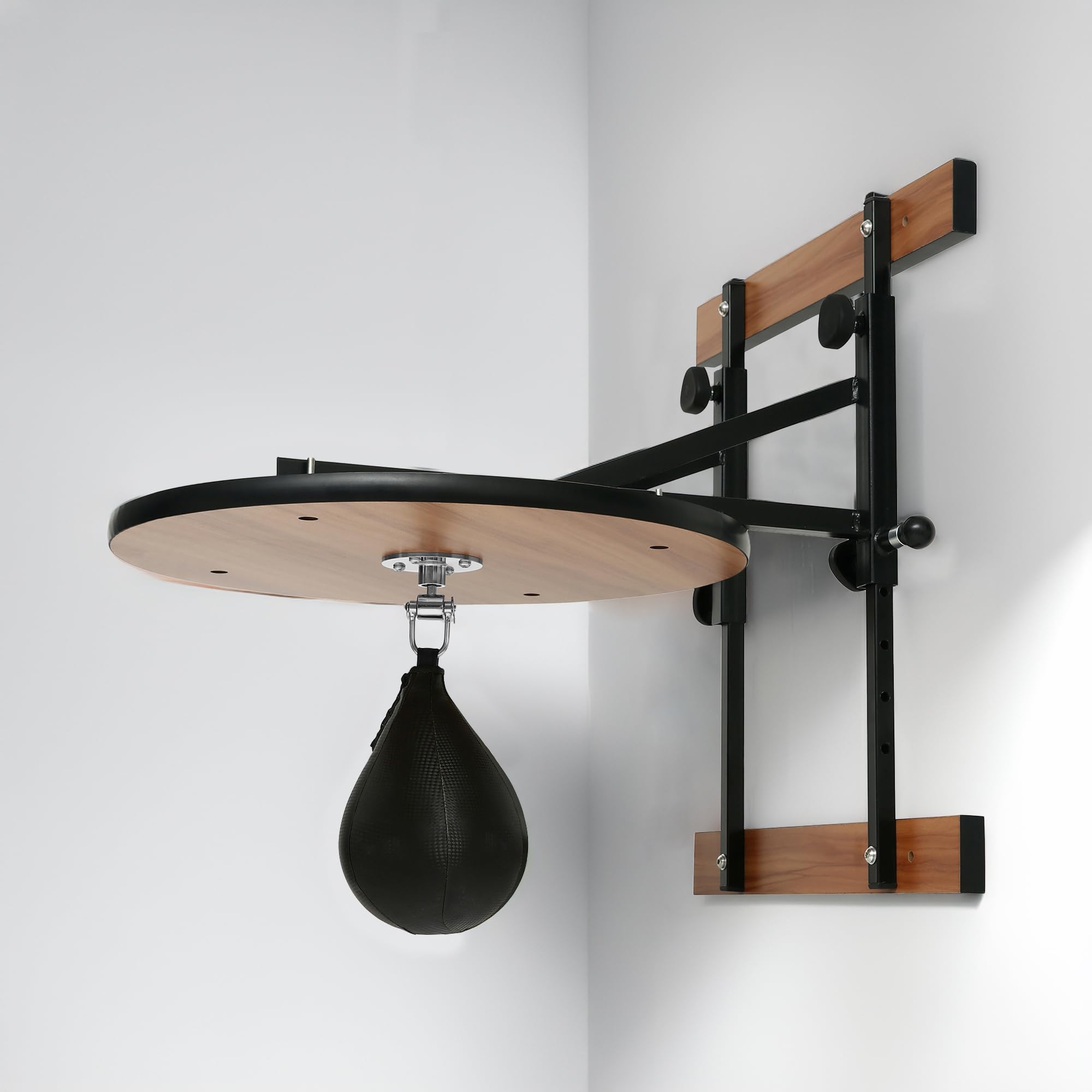Houseables Speed Bag, Speed Bags for Boxing, Speedbag, Speedbag Platform, Punchingball, Wall Mount Stand, Adjustable Height, Training Equipment, Wall Mounted Kit, Swivel Ball, Home, Gym, Professional