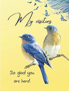 Visitor Sign-In & Guest Book (Ideal for Nursing Homes, Hospitals, Offices, and Celebrations): Premium Hardcover Visitor & Guest Log Book — For Homes, ... – 120 Pages, Large 8.5"×11" Record Book