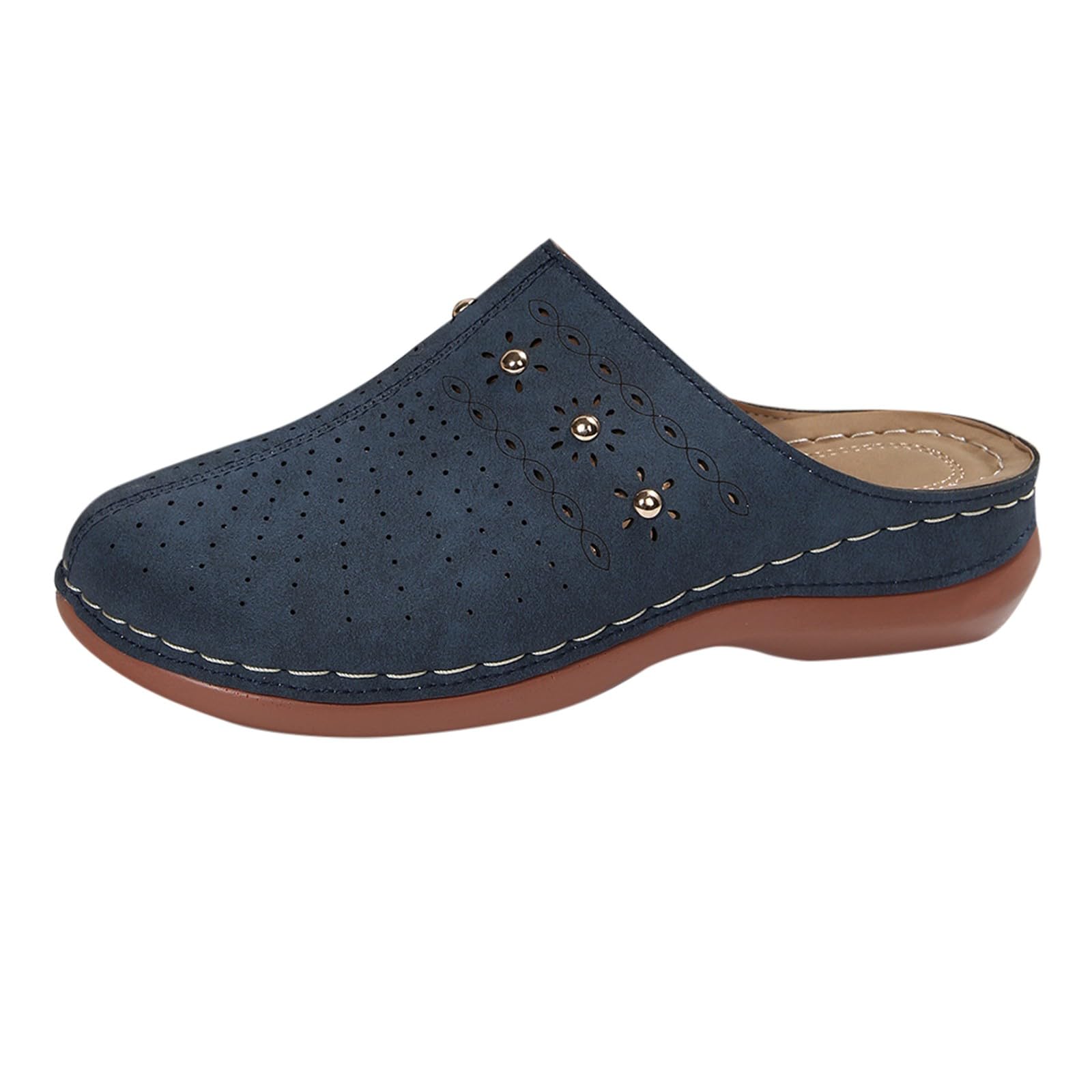 Sandales Orthopédiques Pour Femmes Avec Soutien De La Voûte Plantaire Mules à Enfiler Respirantes Sandales Compensées Sandales Confortables Pour La