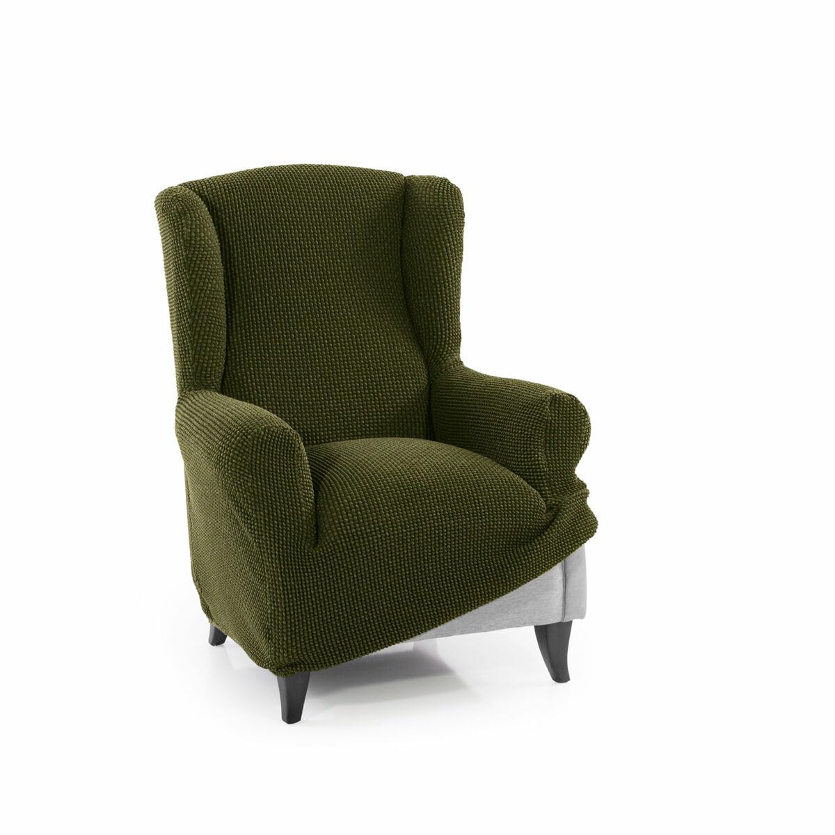 SOFASKINS® Fodera per poltrona a 1 posto, copridivano super elastico, fodera per divano dal design esclusivo, traspirante e resistente, facile da posizionare. Misura 70-110 cm. Colore verde