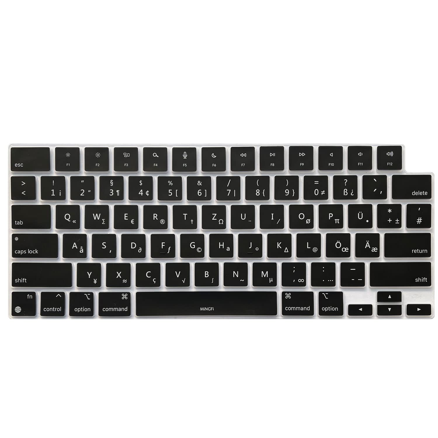 Macbook Qwerty MiNGFi Silicone Clavier Coque De Protection/Couverture Skin Pour HP Pavilion New DV6 G6 With Macbook Air M4 Qwerty