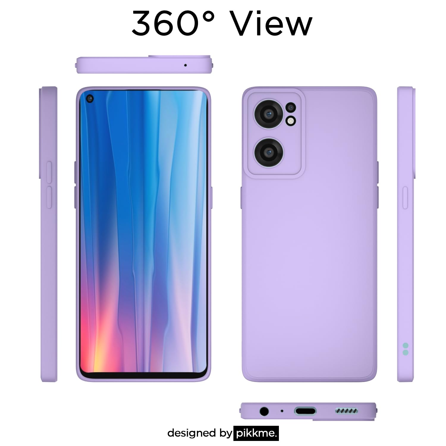 OnePlus Nord CE 2 5G Case - Pikkme Silicone Bumper -3 OnePlus Nord CE 2 5G Case - Pikkme Silicone Bumper -3