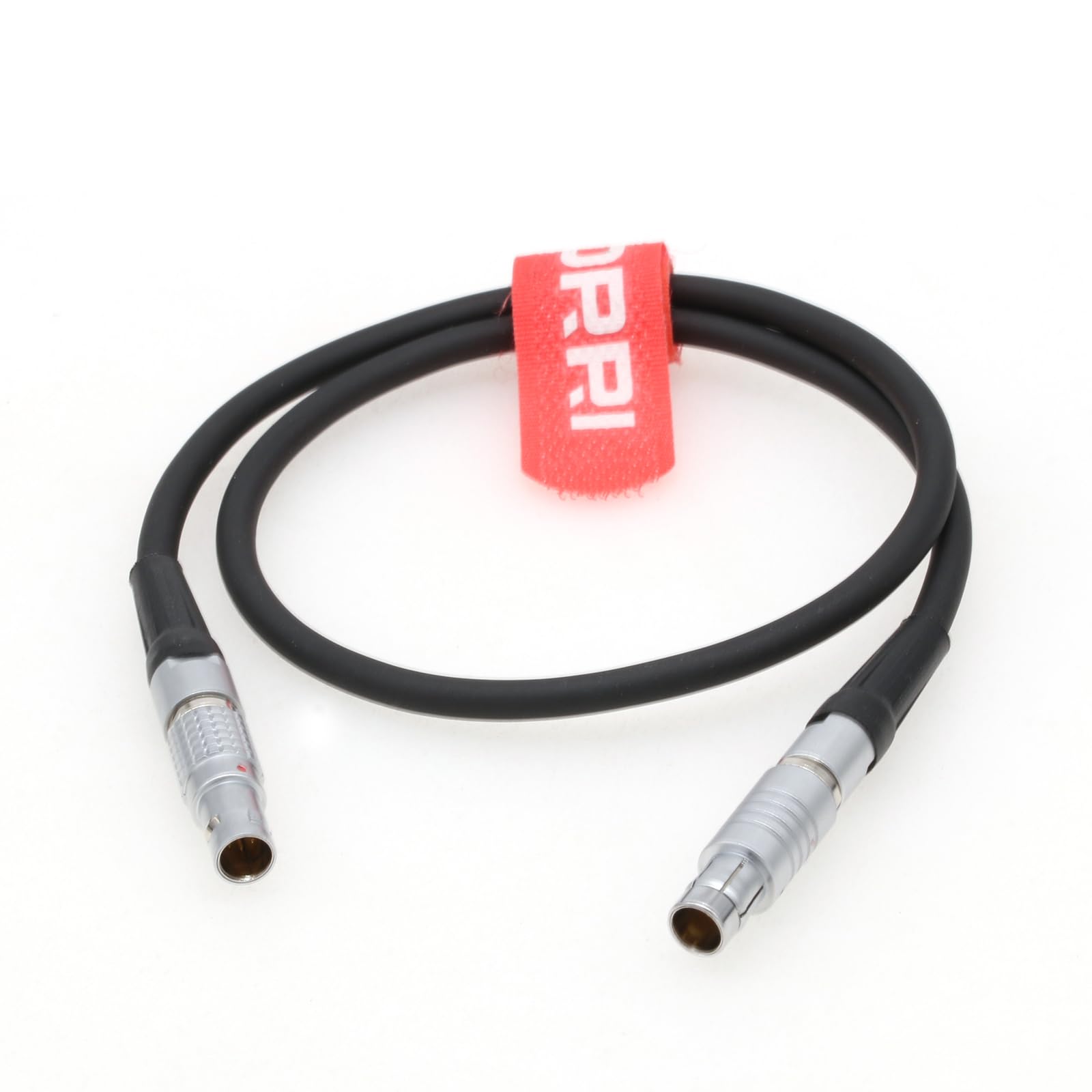 DRRI Teradek RT MDR.X Run/Stop Cable for ARRI Alexa 35 Amira Cameras 6-Pin to 3-Pin Fischer, Red
