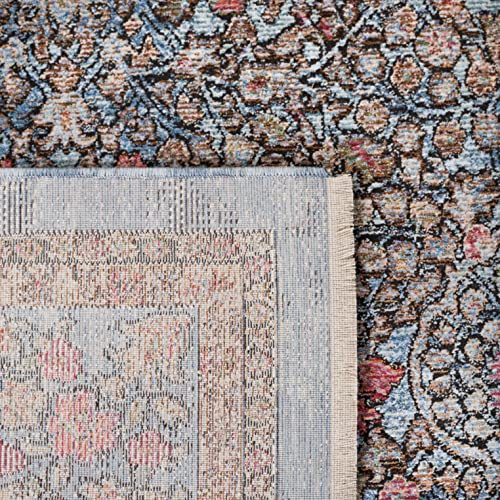 Tapete SAFAVIEH 8x10 Azul y Negro Diseño Contemporáneo miniatura 4