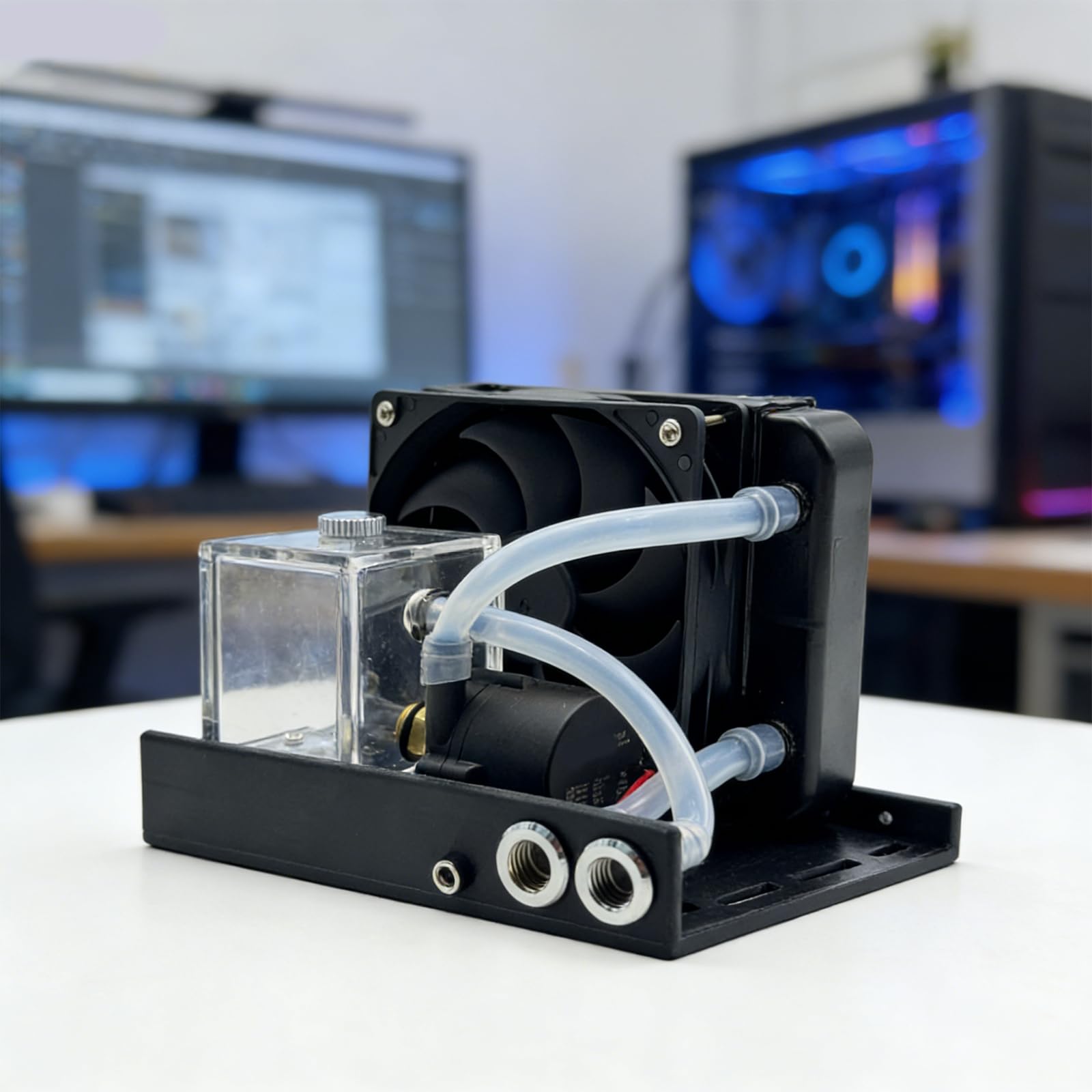 Attrezzatura del modulo raffreddamento a liquido Risparmio energetico Raffreddamento acqua Dissipazione del calore per accessori per applicazioni industriali Struttura ' acqua silenziosa