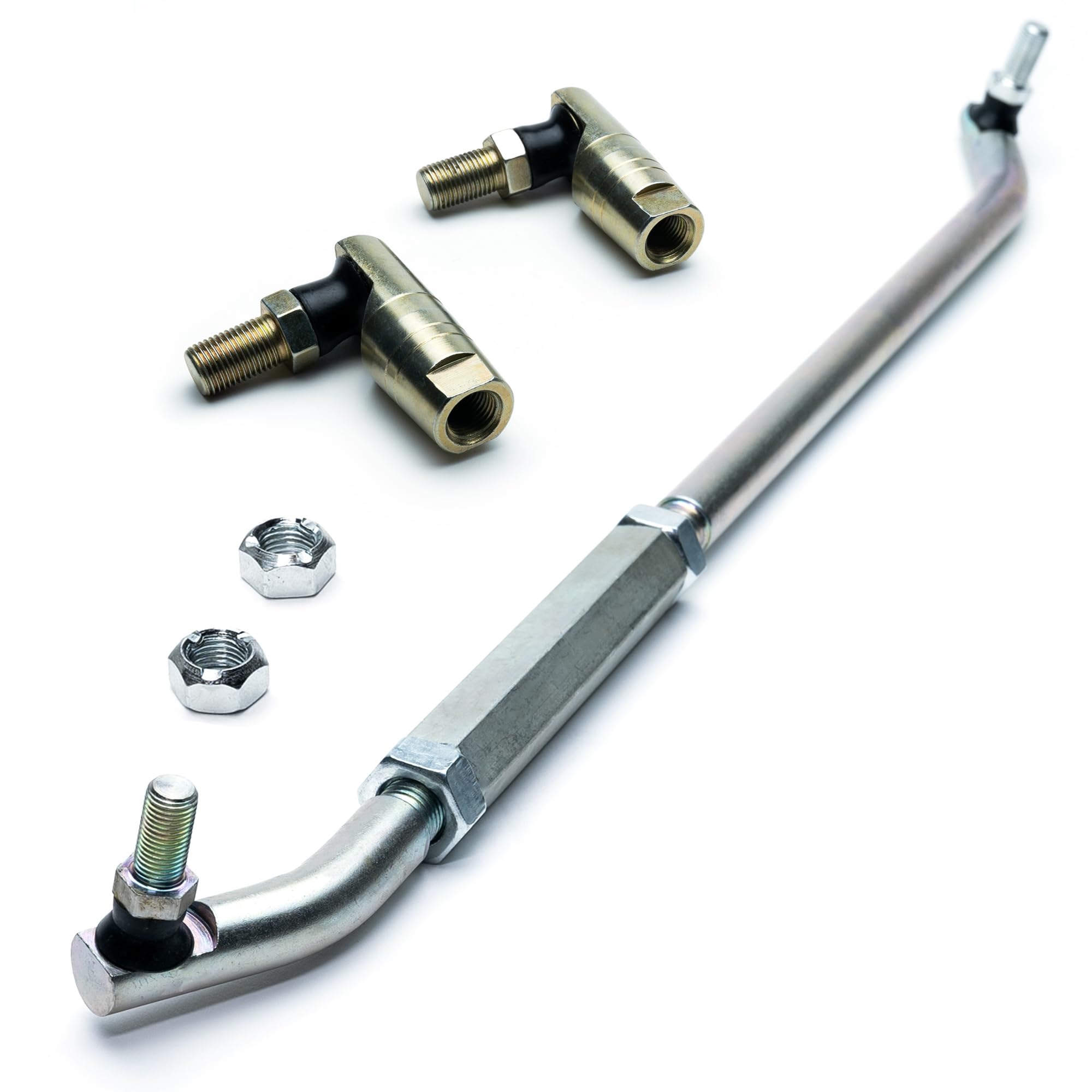 Heavy Duty Tie Rod End Set For John Deere Lawn Tractors - 4-Piece Ball Joint Set, Fits 110, 112, 210, 212, 214, 216, 300, 314, 316, 317 Models