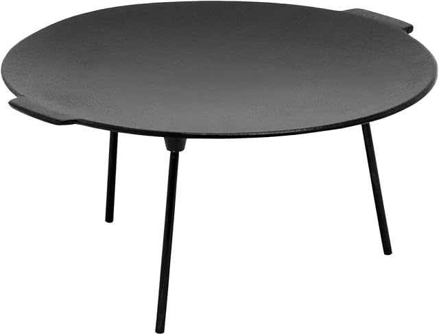 BBQ-Toro Żeliwna patelnia grillowa z 3 nogami, okrągła | stojak na Dutch Oven | na trójnogu (Ø 45 cm)