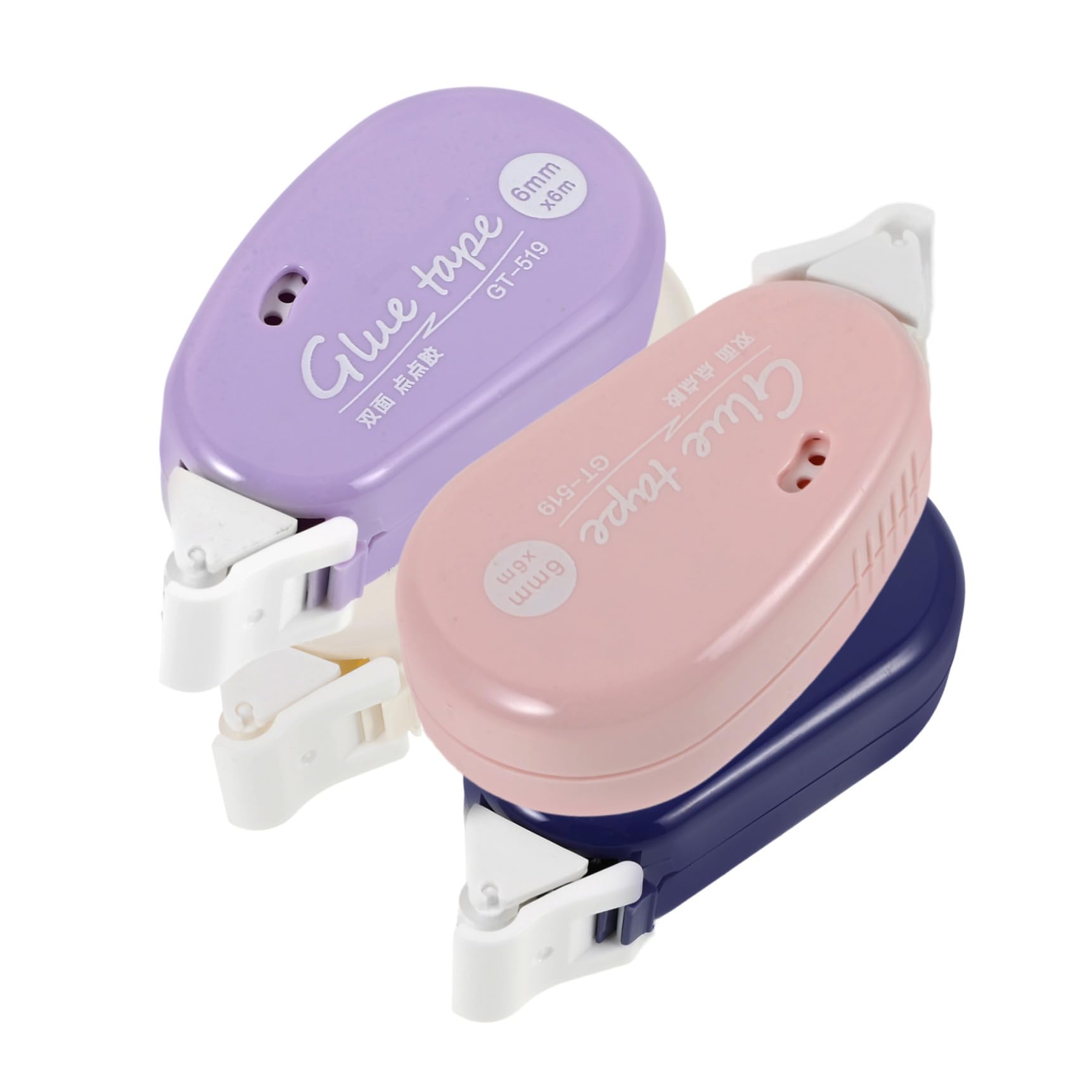 DOITOOL 5 Set Nastro Biadesivo Con Dispenser Nastro Adesivo Biadesivo Per Scrapbooking Versatile 4 Pezzi*5