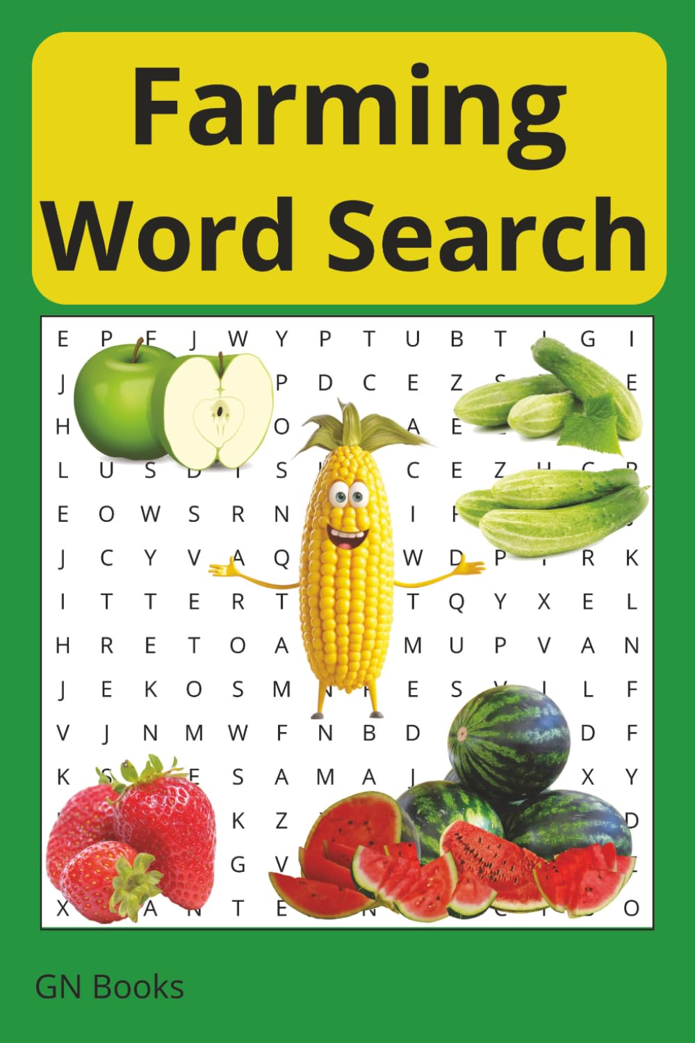 Farming Word Search Puzzle Book: Word Searches with Easy to Read Print about Farming | 6x9in, 110 Pages | 50+ Puzzles