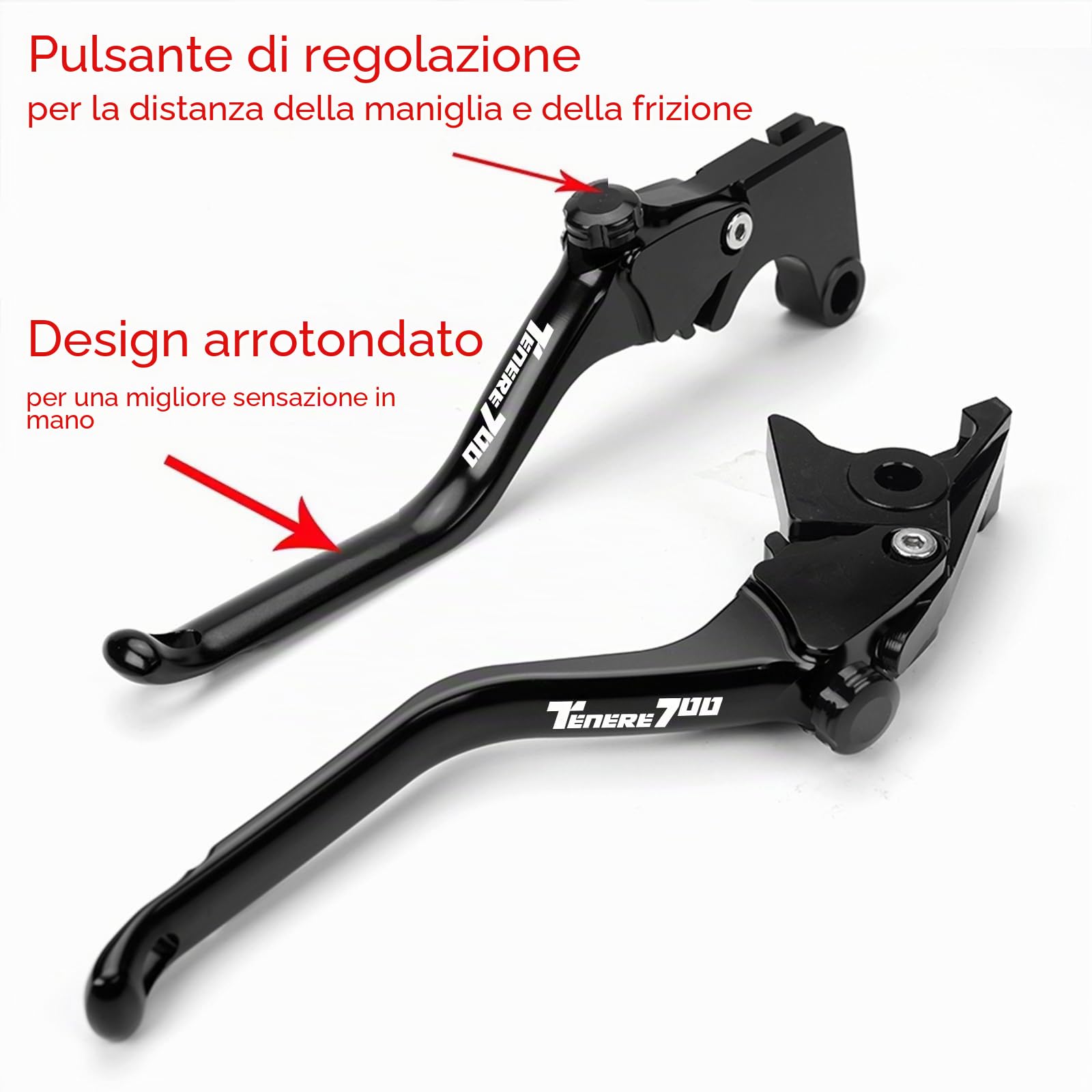 Leve Freno e Frizione Per Tenere700 Tenere 700 XTZ 2019 2020 2021 2022 2023 2024 2025 Accessori Regolabili Alluminio CNC per Moto 700 Tenere
