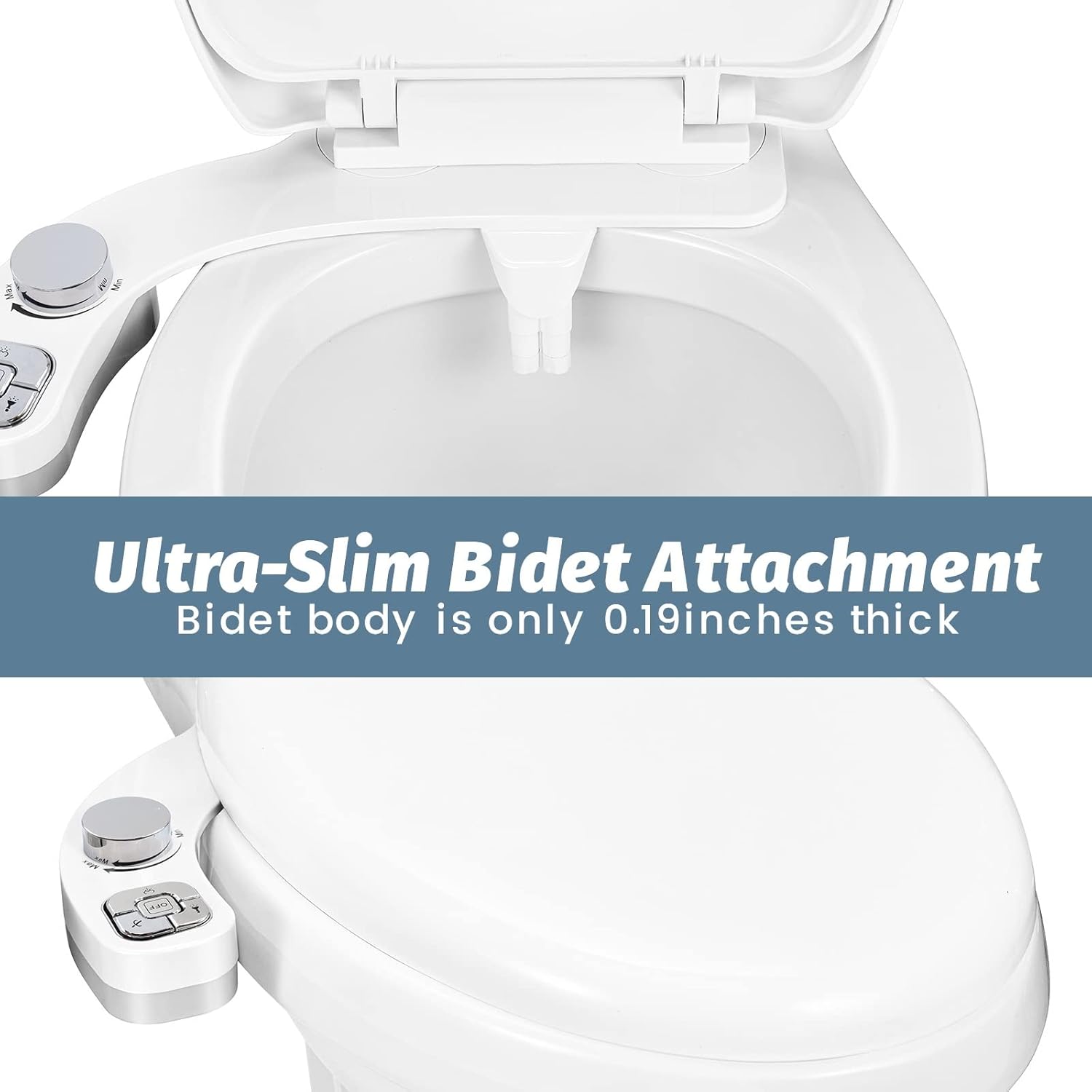 Bidet Toilet Seat Attachment Sprayer Funtions Ass Shower Hygienic Wash For Bathroom