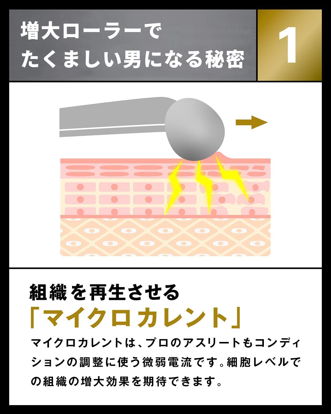 Amazon.co.jp: TERAGRA 増大ローラー メンズ ボディ マッサージ 防水 