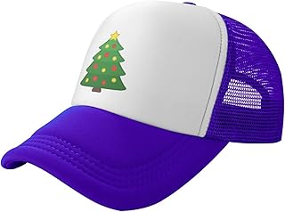 Haebfsl Prfcto Lifestyle Christmas Tree Baseball Hats for Men Adjustable Dad Hat Gift for Men/Women Trucker Cap Purple
