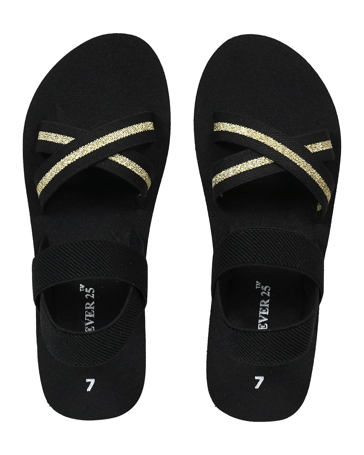 Women's Fashion Flat Sandals | Stylish Cross Strap Slip-On Slippers | Comfortable Lightweight Casual Footwear for Everyday Wear & Summer Outings-image-34