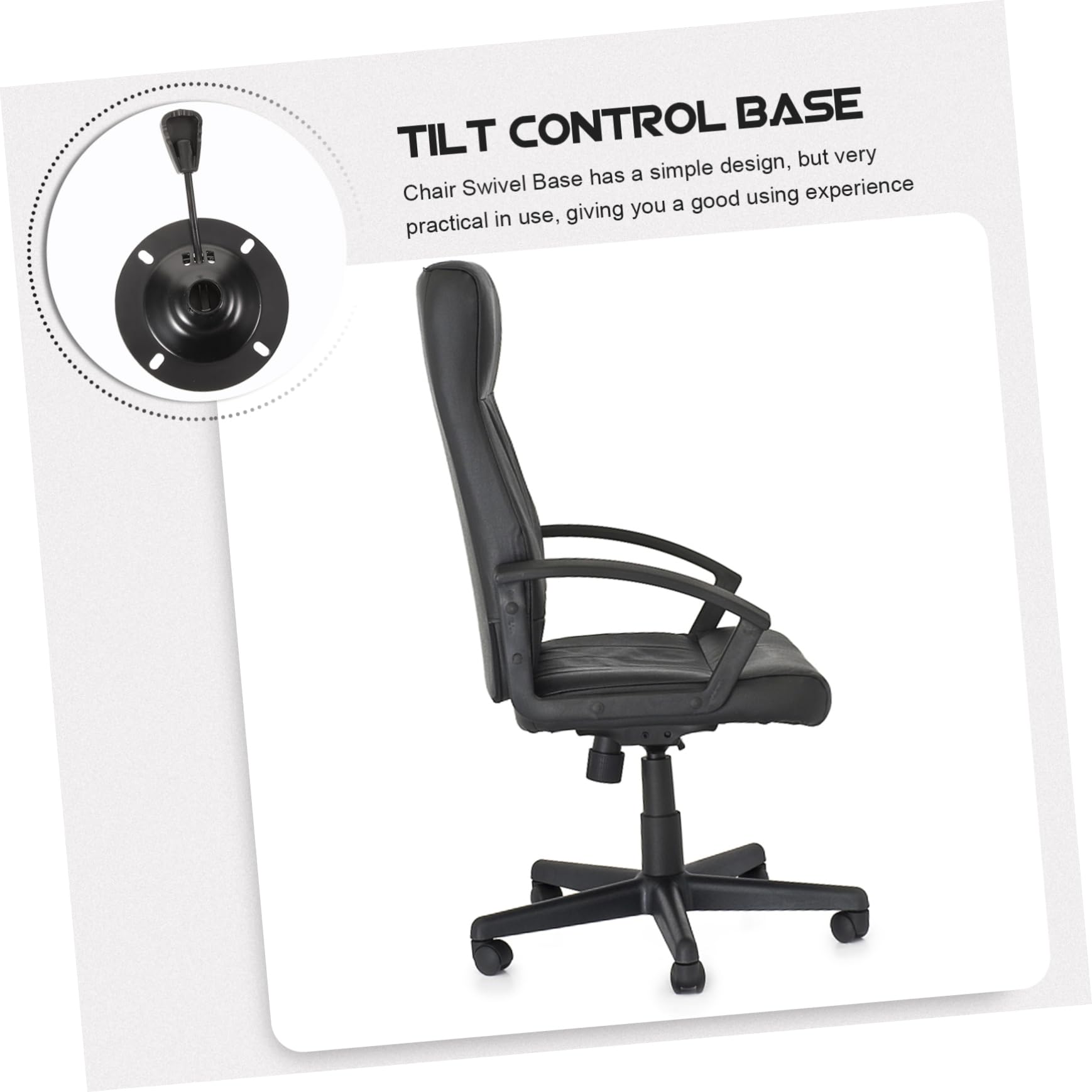 Artibetter Bandeja para Chasis De Silla Base De Repuesto para Silla De Escritorio Base Resistente para Silla Base Giratoria con Control De Repuesto para Silla De Oficina