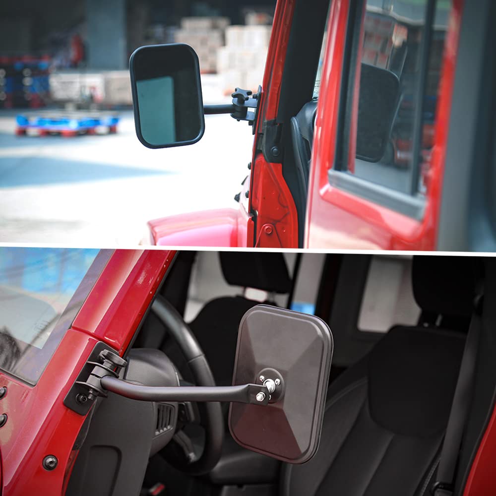 Eacam Specchi Rettangolari con Alta Chiarezza, per 97+, 2pcs, Sostituzione dello Specchietto Retrovisore