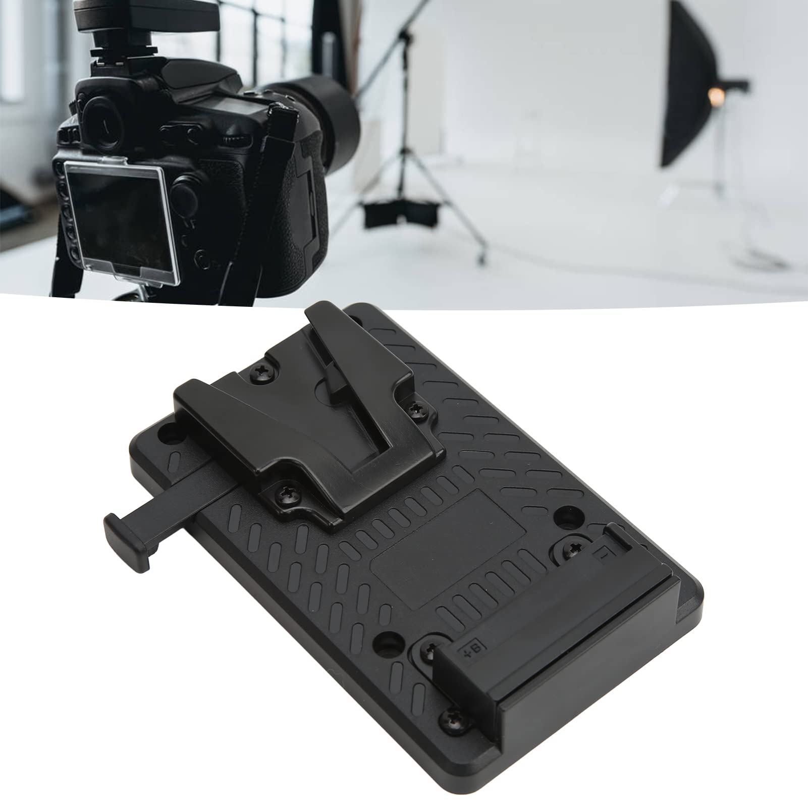 Support De Batterie V-Lock Avec Sortie D-Tap – Plaque V-Mount Pour Caméra Compatible Batterie Type V