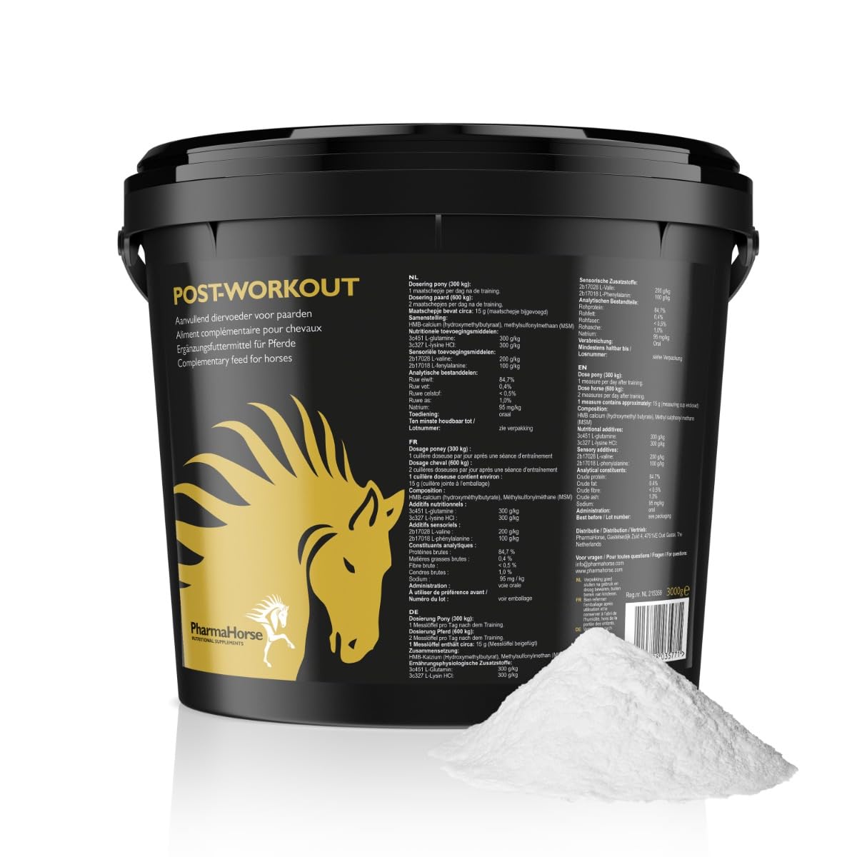 PharmaHorse Paard Post Workout 3000 Gram