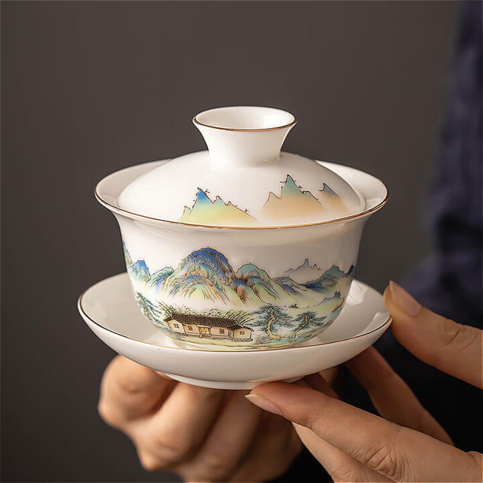 Gaiwan céramique 130ml pour réussir vos infusions de thé Kungfu sans amertume
