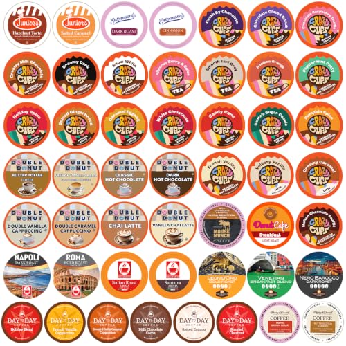 Perfect Samplers Beverage Variety Pack Single Serve Pods, 50 Count
