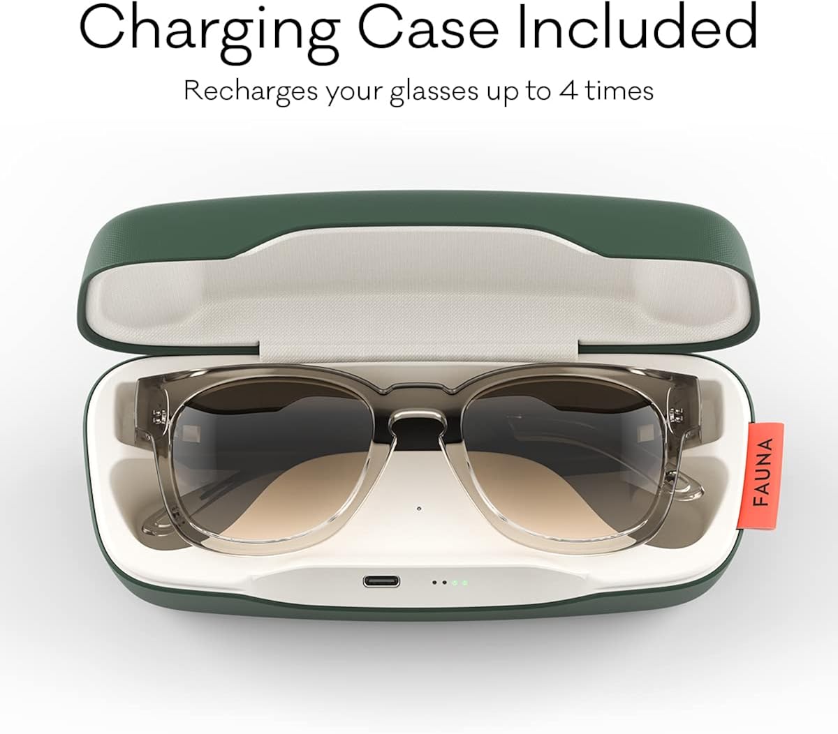 Bеѕt Prоmо FAUNA Bluetooth Audio Smart Sunglasses - Exceptional Open-Ear Audio with Charging Case - Tinted Lenses Bеѕt Sеllеr FAUNA Bluetooth Audio Smart Sunglasses - Exceptional Open-Ear Audio with Charging Case - Tinted Lenses