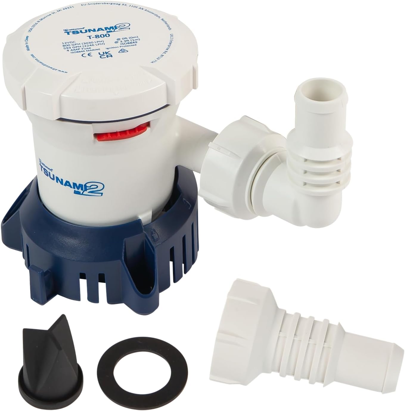 Attwood Tsunami MK2 800 GPH 12-Volt Thred Manual Bilge Pump