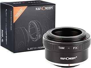 K&F Concept Lens Mount Adapter Compatible with Tamron to FX, Manual Adapter Compatible withTamron Mount Lens and Compatible with Fuji X Mount Cameras for X-Pro1, X-E1, X-M1, X-A1, X-T1, etc