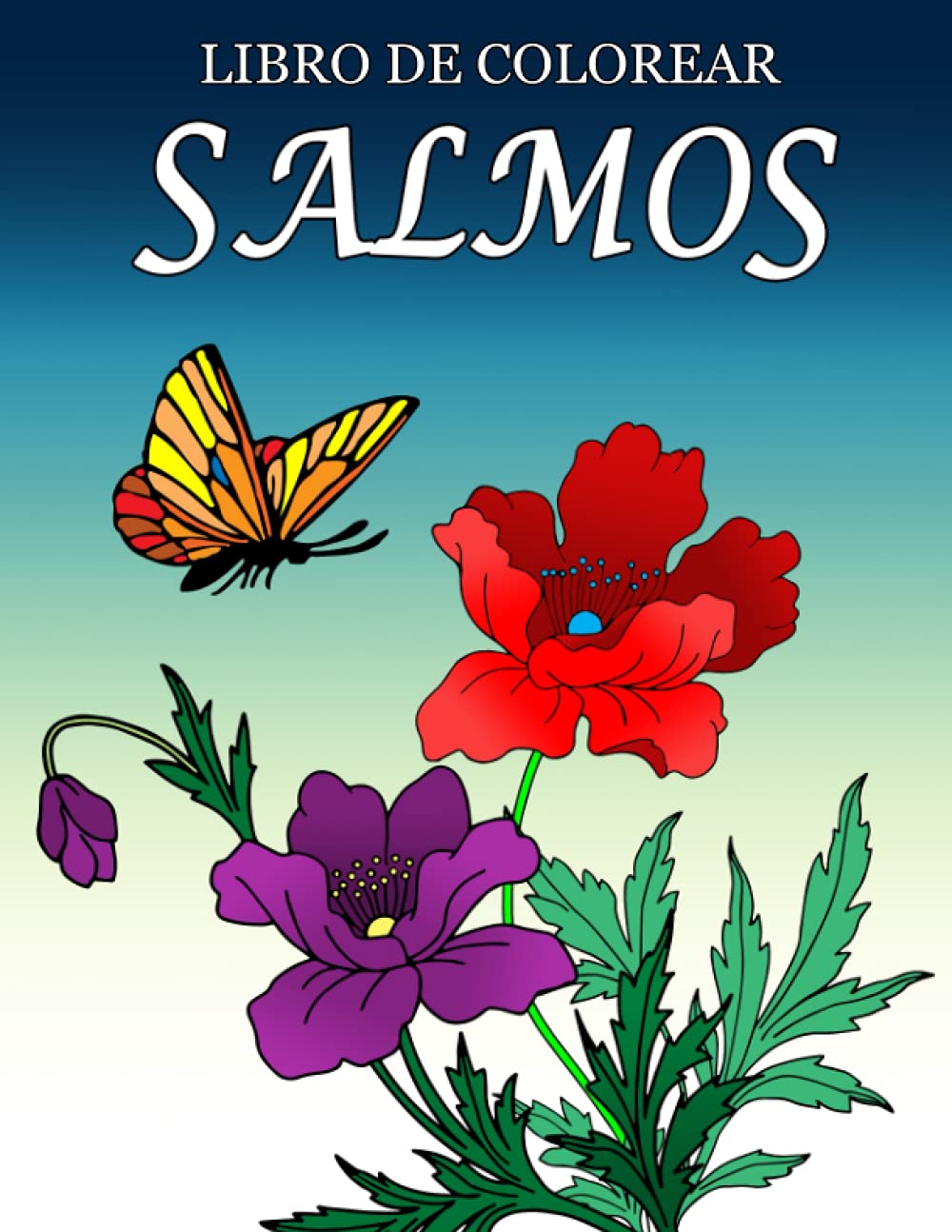 Libro de Colorear Salmos: For Seniors with Dementia (Spanish Edition; Extra-Large Print) (Dementia Books in Spanish)