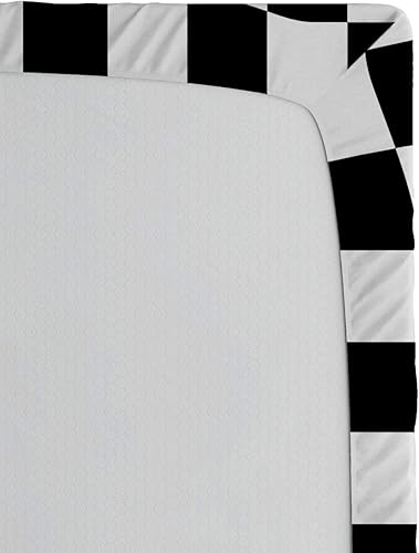 Miniatura 4 de Ambesonne Juego de 2 sábanas bajeras, tablero de juego clásico, funda de cama con bolsillos profundos elásticos y profundos, 2 piezas, el paquete