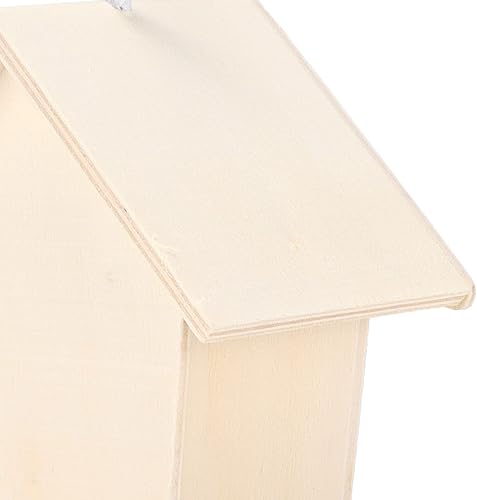 Miniatura 9 de JERYS Kits de pajarera para niños, tablero compuesto de casa de pájaros respetuoso con el medio ambiente para pájaros pequeños para loros para jardín