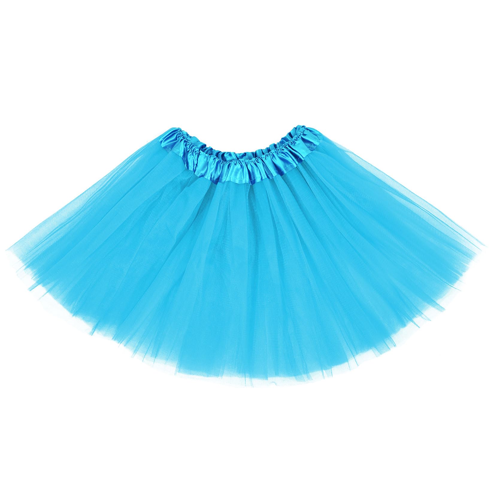Century Star4 Layers Tutu for Toddler Girls Tulle Ballet Dance Skirts Princess Fluffy Kids Dress up Birthday Party 2-8 Years