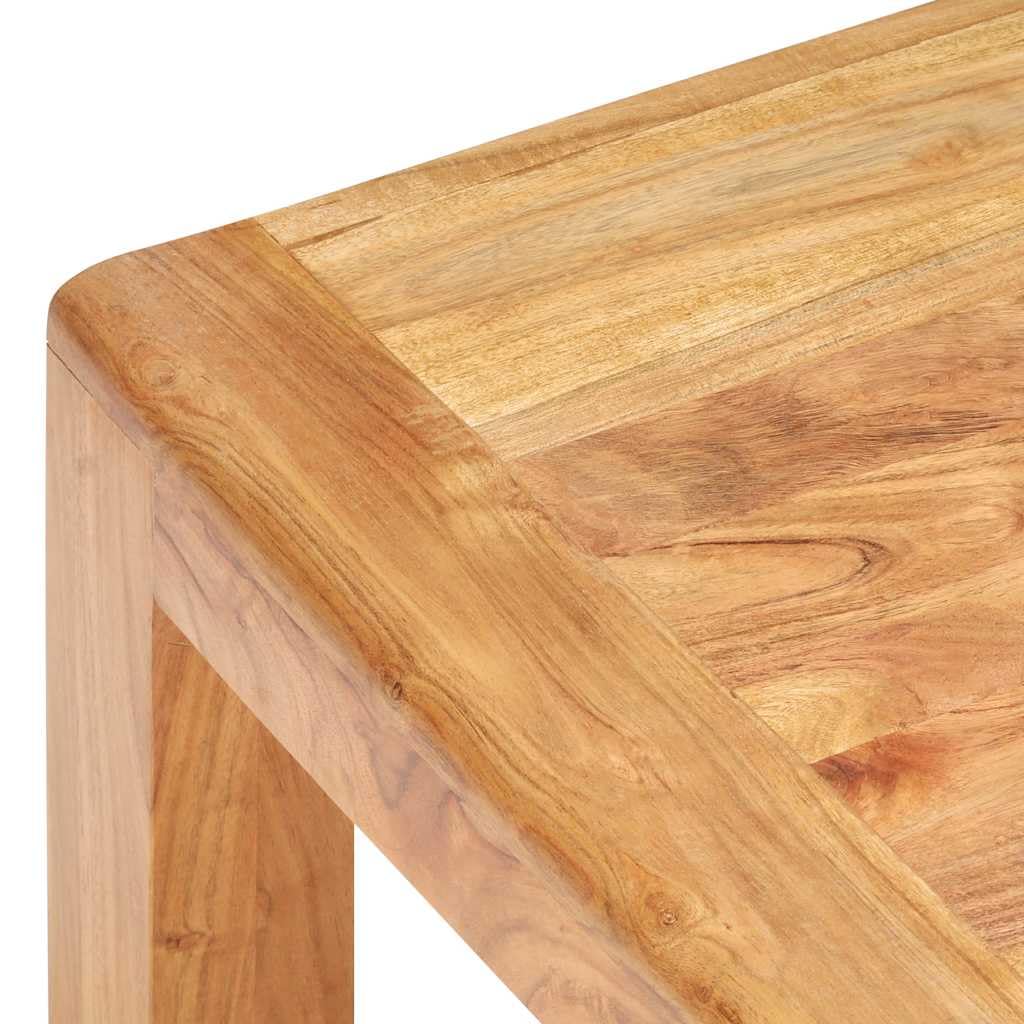 Tavolino da salotto, 110 x 60 x 35 cm, in legno massiccio di acacia, finitura miele | Tavolino rustico per il vostro soggiorno in vero legno con esclusiva vernice color miele.