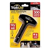 TripleLite 330 lm Black LED Flashlight AA Battery