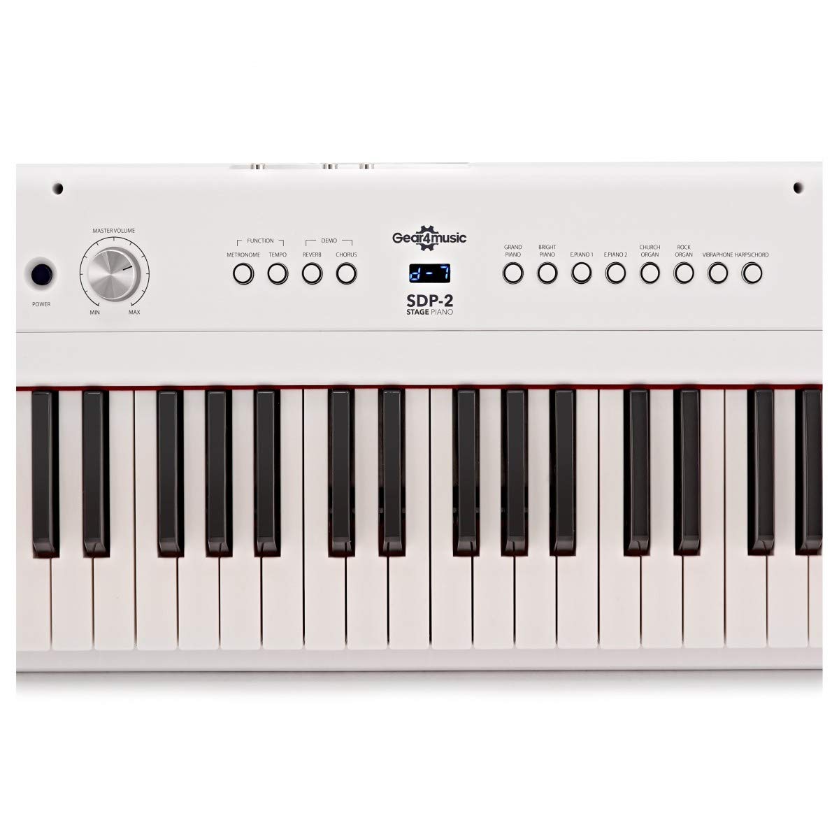 Pianoforte digitale SDP-2 88 tasti pesati bianco con supporto e panca