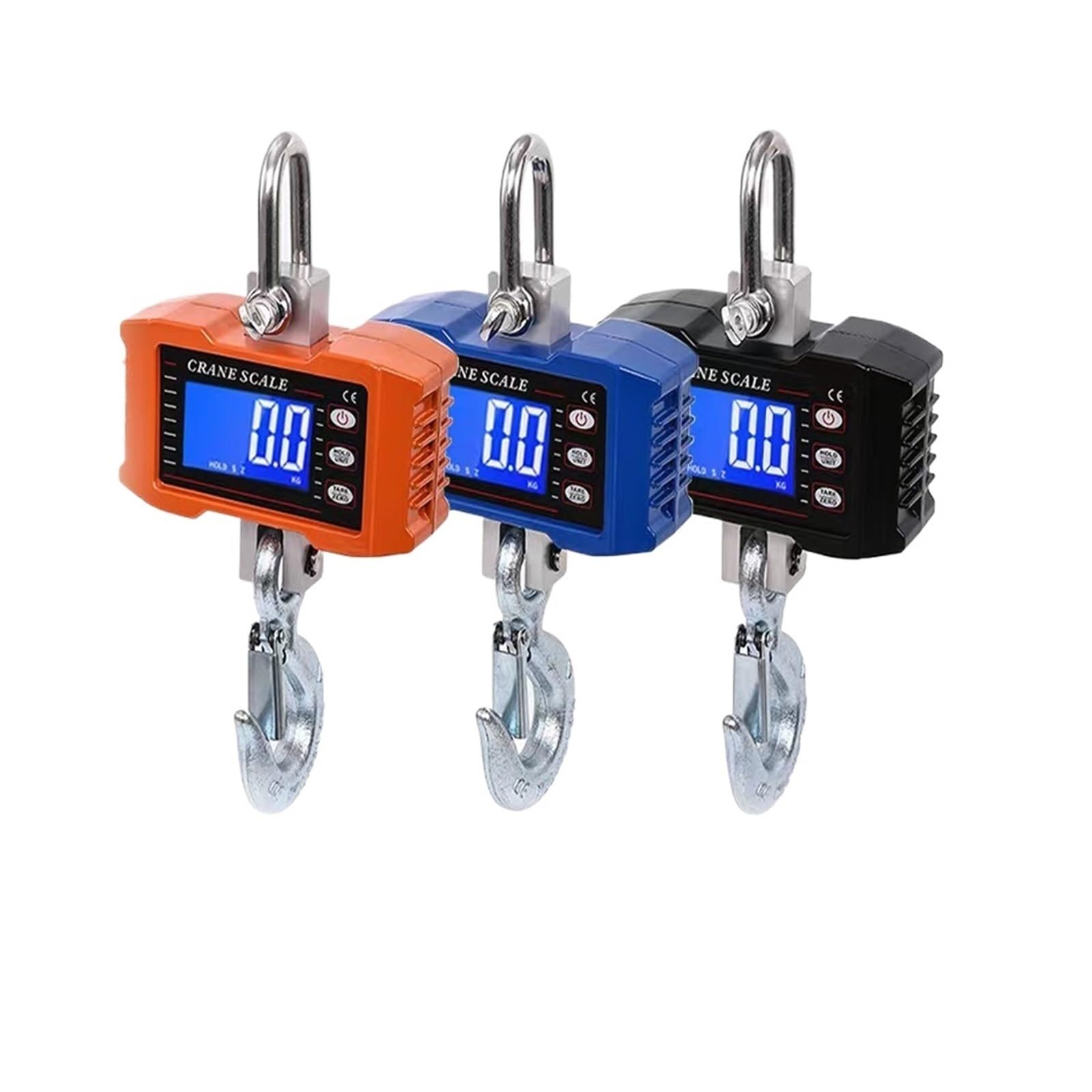 Bilancia Digitale Professionale Da Gru Con Gancio Acciaio 500kg Industriale - Foto 7