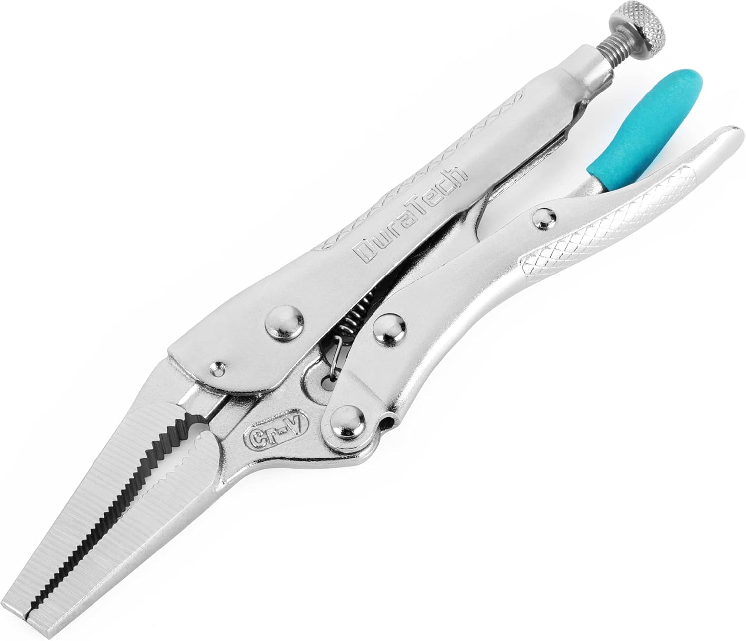 DURATECH 61/2Inch Long Nose Locking Pliers, Premium CrV Construction