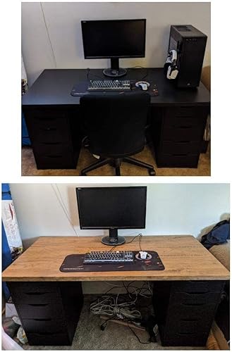 Miniatura 6 de EeeComing Papel de contacto de madera envejecida marrón y papel tapiz de madera envejecida marrón