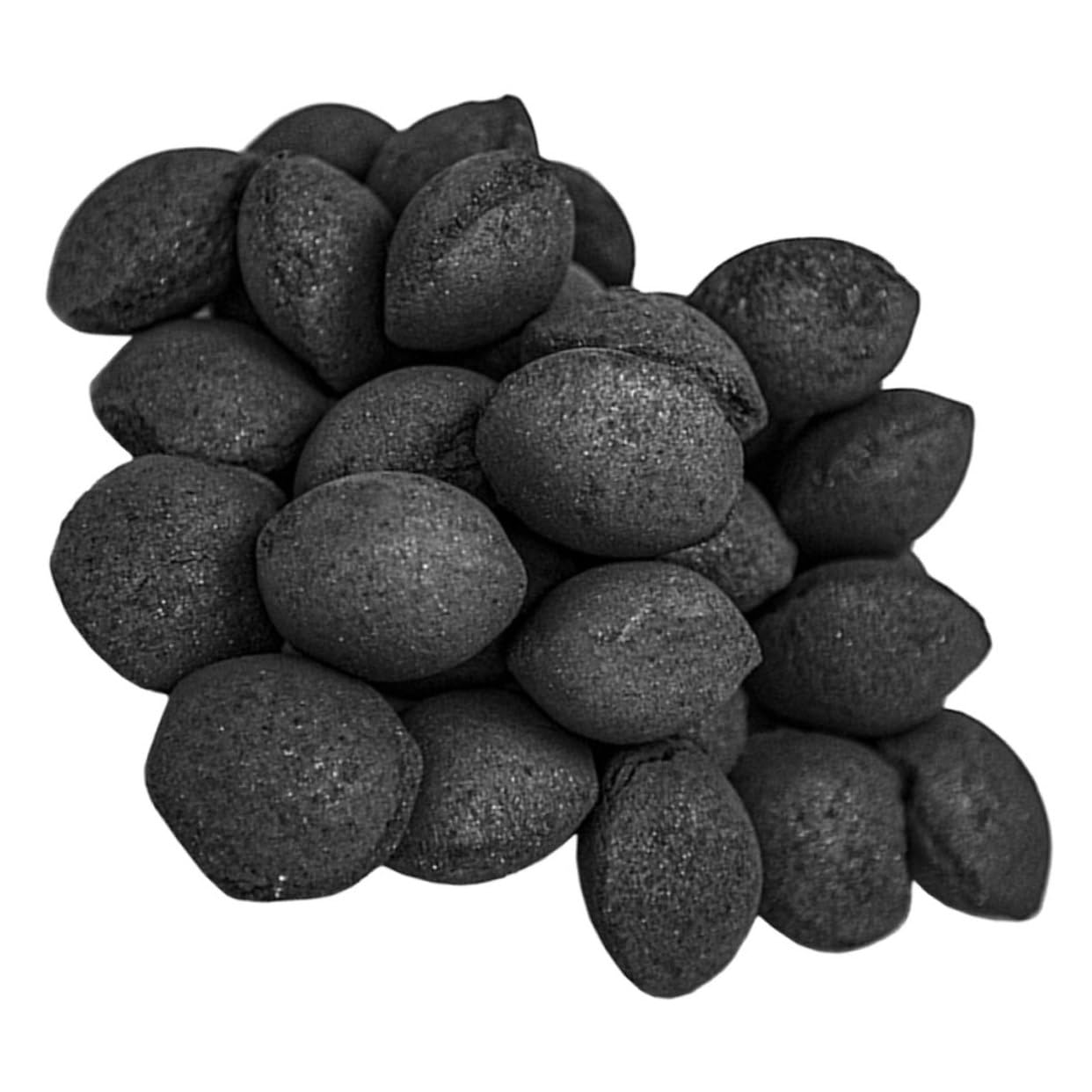 Kisangel 2 Paquetes Estufa De Cocina De Chimenea Parrilla De Carbón Parrilla Ahumadora Decoración Al Aire Briquetas De Madera Dura Inicio Black Mezcla De Carbón De Bambú