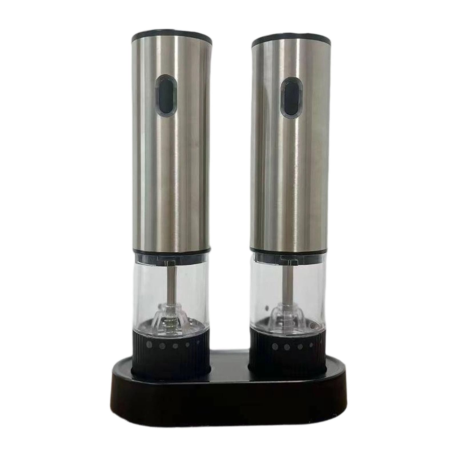 Qisuw Rechargeable Electric Grinder Adjustable Grinding Setting Portable Pepper Mill for Home Cooking Camping BBQ Tool Portable Electric Seasoning Mill for BBQ