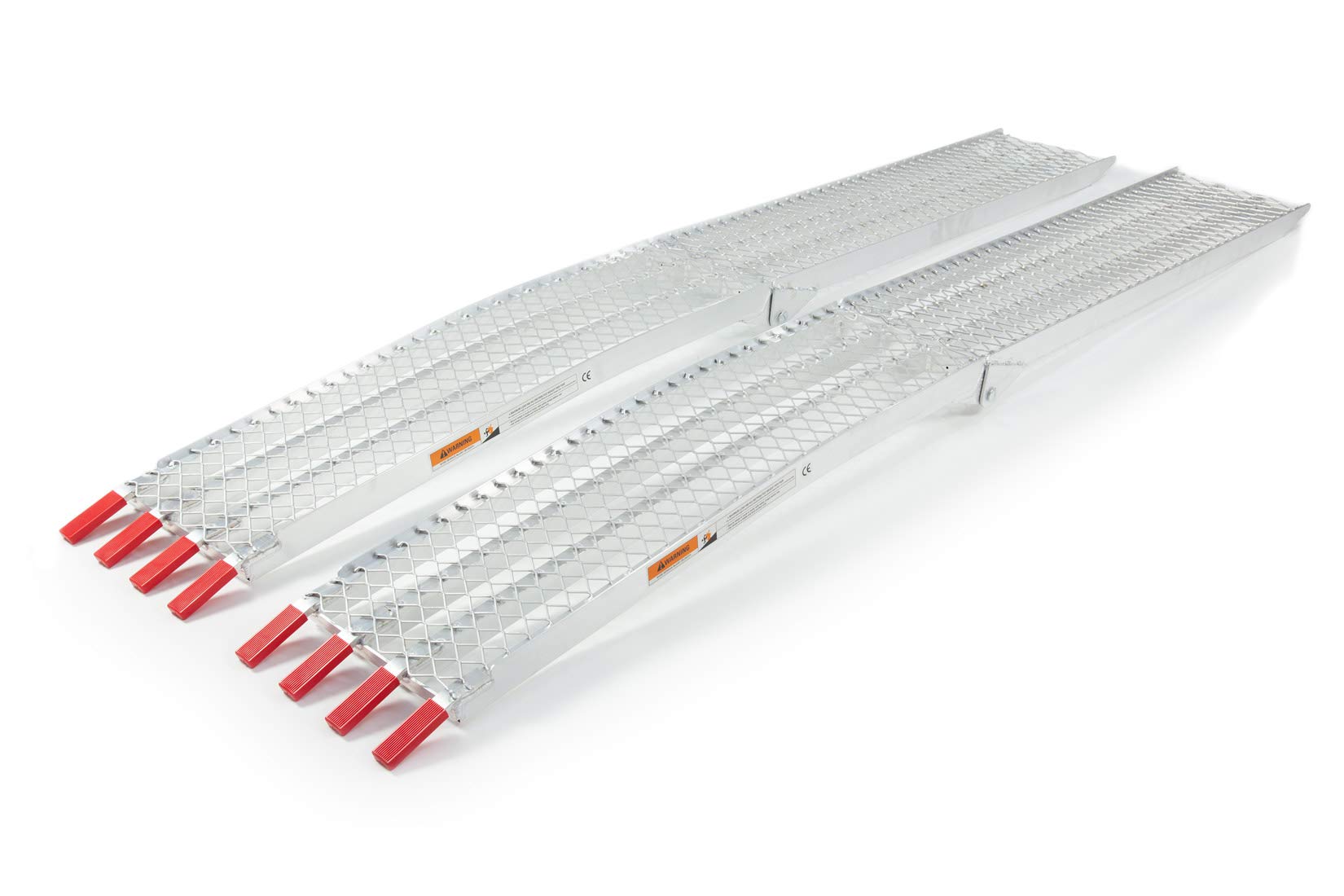 The Ramp People Folding Loading Ramps Pair - Mesh Surface - 680kg Capacity 2.2m Ramps for Vans, Ride on Mowers, ATVs, Quad Bikes