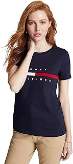 Tommy Hilfiger Womens Short Sleeve Logo T-Shirt